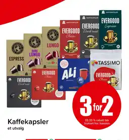 Spar Kaffekapsler tilbud