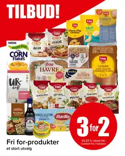 Spar Fri for-produkter tilbud