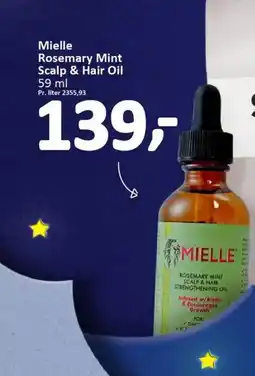 Normal MIELLE Rosemary Mint Scalp & Hair Oil tilbud