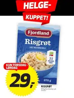 Bunnpris RISGRØT tilbud