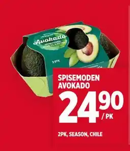 Meny SPISEMODEN AVOKADO tilbud