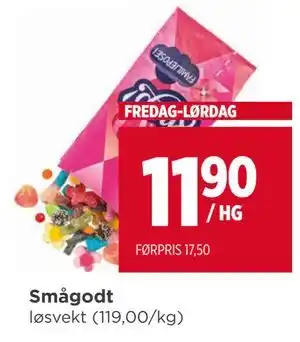 Meny Smågodt tilbud