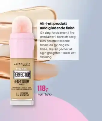 VITA Alt-i-ett produkt med glødende finish tilbud