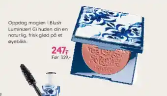 VITA Oppdag magien i Blush Luminizer! Gi huden din en naturlig, frisk glød på et Øyeblikk. tilbud