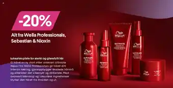 VITA Alt fra Wella Professionals, Sebastian & Nioxin tilbud