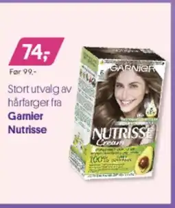 VITA Stort utvalg av hårfarger fra Garnier Nutrisse tilbud