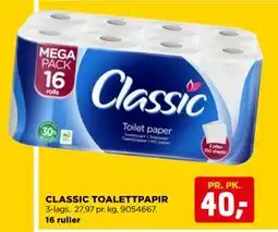 jem & fix CLASSIC TOALETTPAPIR tilbud