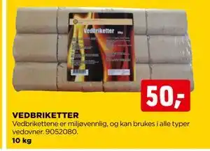 jem & fix VEDBRIKETTER tilbud