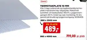 jem & fix TERMOTAKPLATE 10 MM tilbud