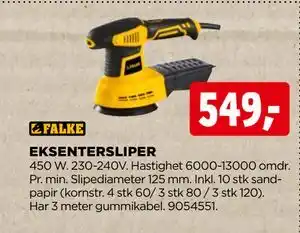 jem & fix EKSENTERSLIPER tilbud