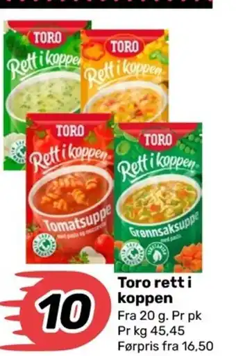 Coop Marked Toro rett i koppen tilbud