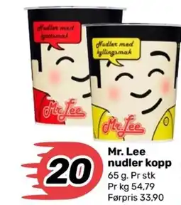 Coop Marked Mr. Lee nudler kopp tilbud