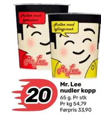 Coop Marked Mr. Lee nudler kopp tilbud