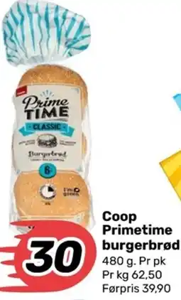 Coop Marked Coop Primetime burgerbrød tilbud