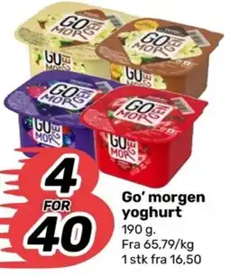 Coop Marked Go' morgen yoghurt tilbud