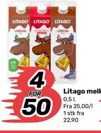 Coop Marked Litago melk tilbud