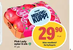 Coop Marked Pink Lady epler 6 stk Pr pk tilbud