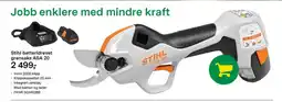 Felleskjøpet Stihl batteridrevet grensaks ASA 20 tilbud