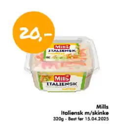 Havaristen Mills Italiensk m/skinke tilbud