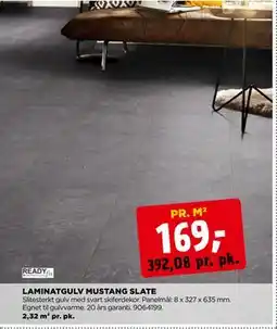 jem & fix LAMINATGULV MUSTANG SLATE tilbud