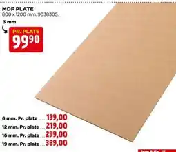 jem & fix MDF PLATE tilbud