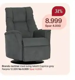 Møbelringen Brando recliner tilbud