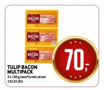 Bunnpris Tulip bacon multipack tilbud
