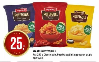 Bunnpris Maarud potetgull tilbud