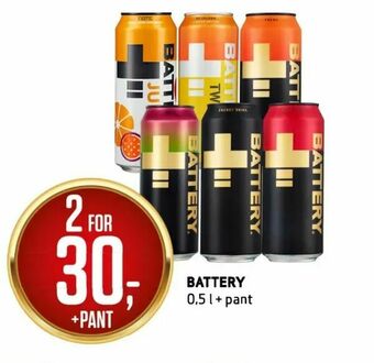 Bunnpris Battery tilbud