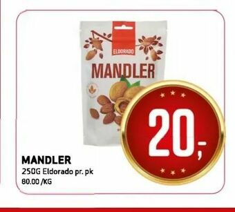 Bunnpris Mandler tilbud
