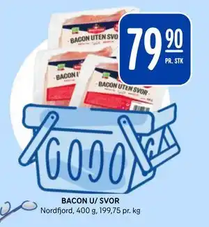 Rema 1000 BACON U/ SVOR tilbud