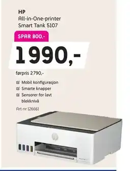 ELON All-in-One-printer Smart Tank 5107 tilbud