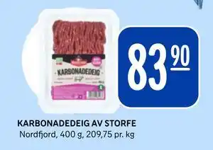 Rema 1000 KARBONADEDEIG AV STORFE tilbud