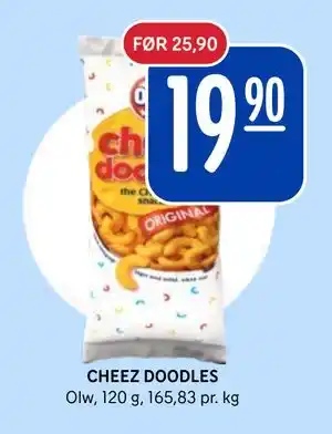 Rema 1000 CHEEZ DOODLES tilbud