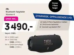 ELON JBL Bluetooth høyttaler Xtreme 4 tilbud