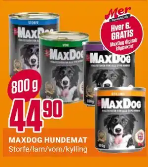 Europris MAXDOG HUNDEMAT tilbud