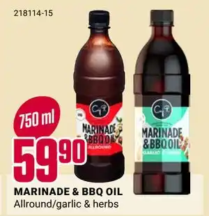 Europris MARINADE & BBQ OIL tilbud