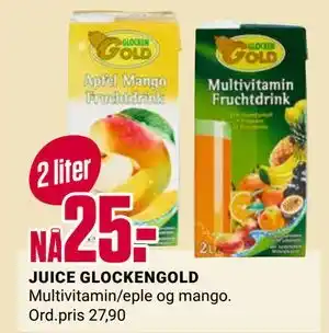 Europris JUICE GLOCKENGOLD tilbud