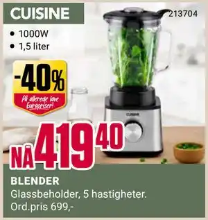 Europris BLENDER tilbud