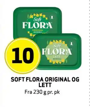 Bunnpris SOFTFLORA ORIGINAL OG LETT tilbud