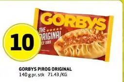 Bunnpris GORBYS PIROG ORIGINAL tilbud