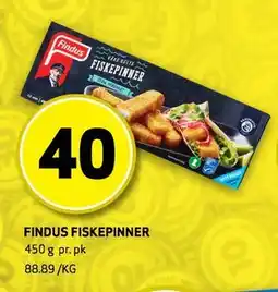 Bunnpris FINDUS FISKEPINNER tilbud