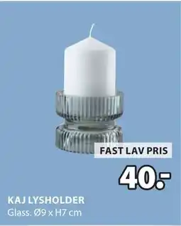 JYSK KAJ LYSHOLDER tilbud