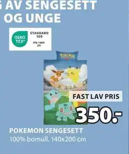 JYSK POKEMON SENGESETT tilbud