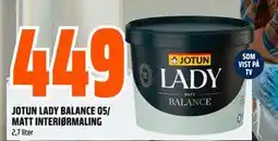 Obs Bygg JOTUN LADY BALANCE 05/ MATT INTERIØRMALING tilbud