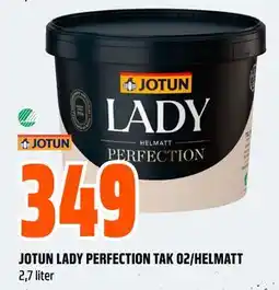 Obs Bygg JOTUN LADY PERFECTION TAK 02/HELMATT tilbud