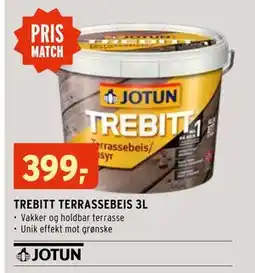 Montér TREBITT TERRASSEBEIS 3L tilbud