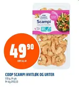 Coop Obs COOP SCAMPI HVITLØK OG URTER tilbud