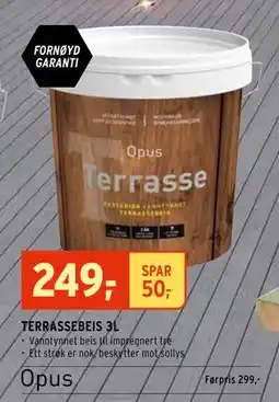 Montér TERRASSEBEIS 3L tilbud
