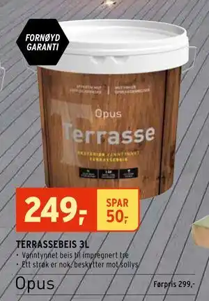 Montér TERRASSEBEIS 3L tilbud